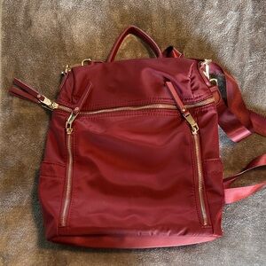 Elegant Burgundy Backpack